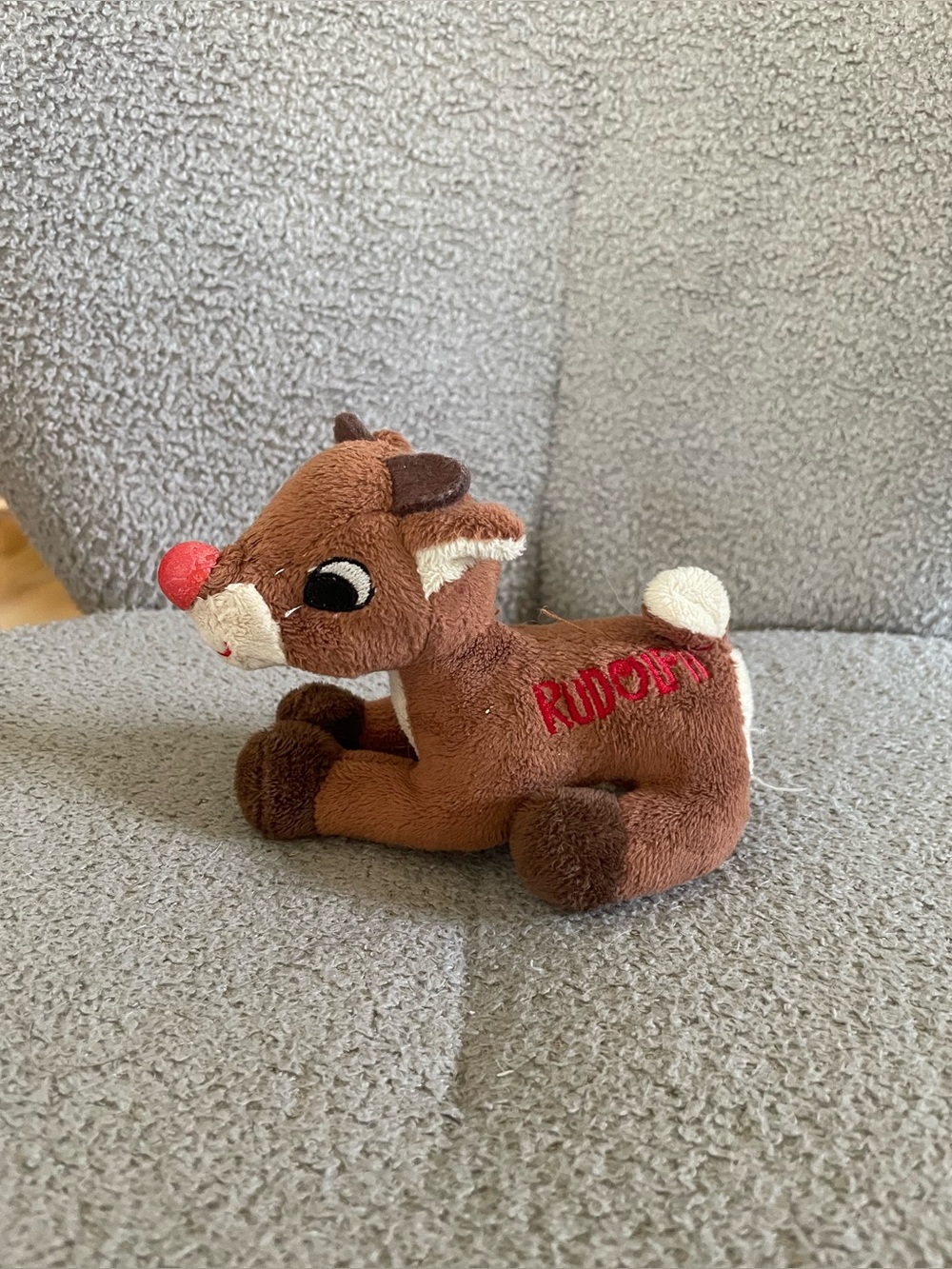 Vintage Rudolph the Red-Nosed Reindeer Plush Toy
